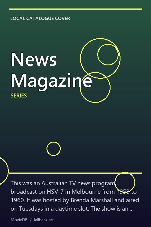 News Magazine poster