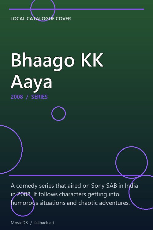 Bhaago KK Aaya poster