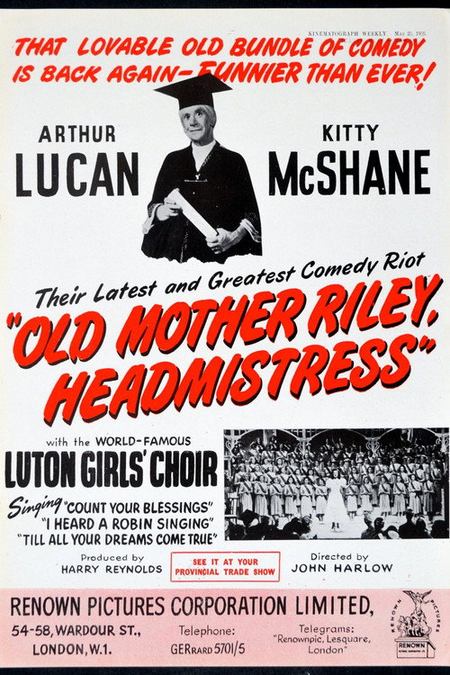 Old Mother Riley Headmistress poster