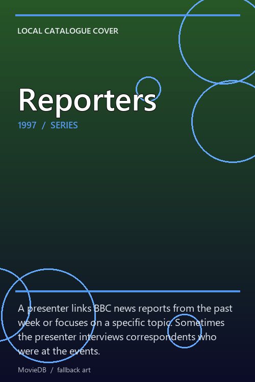 Reporters poster