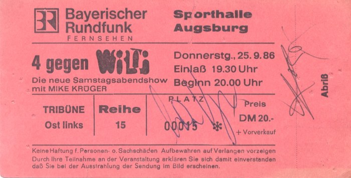 Vier gegen Willi poster