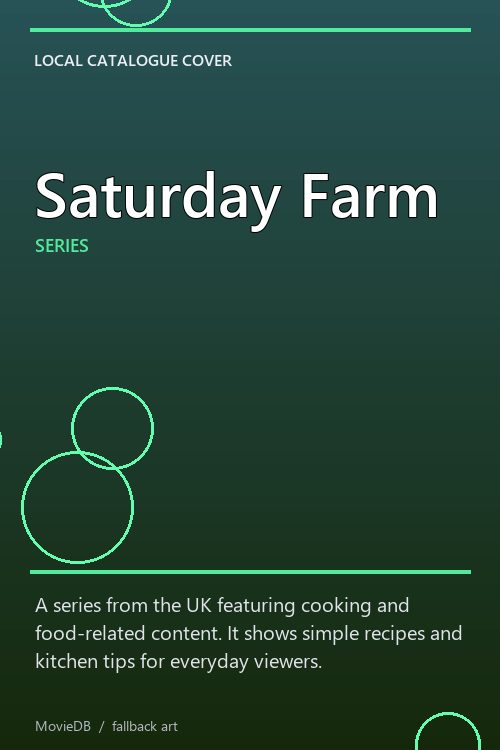 Saturday Farm poster