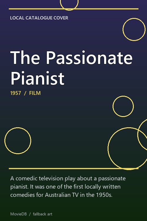 The Passionate Pianist poster