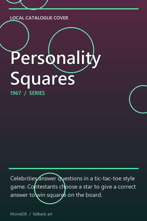 Personality Squares poster
