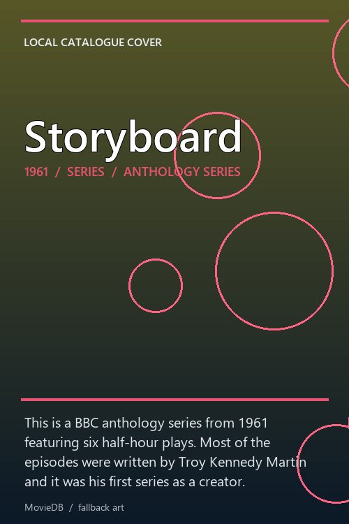 Storyboard poster