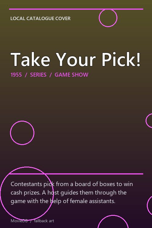 Take Your Pick! poster