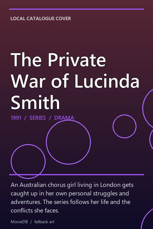 The Private War of Lucinda Smith poster