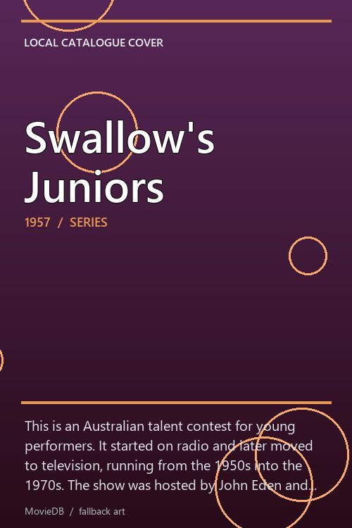 Swallow's Juniors poster