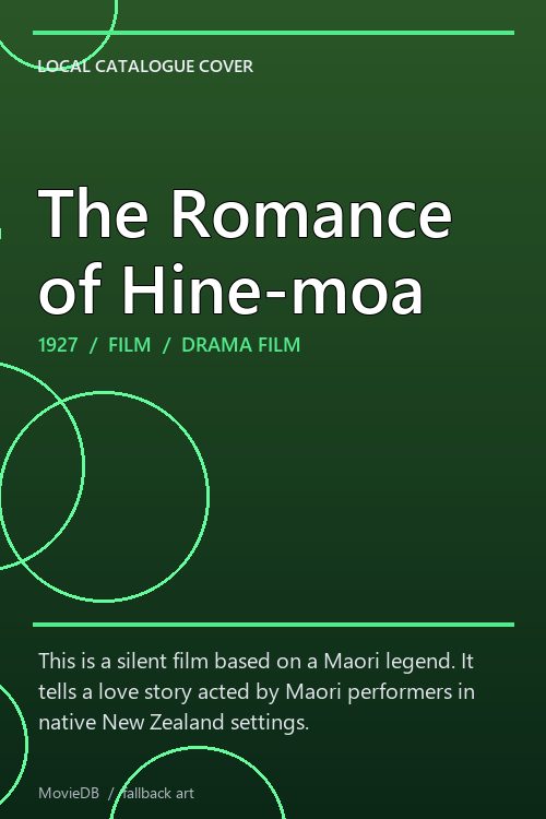 The Romance of Hine-moa poster