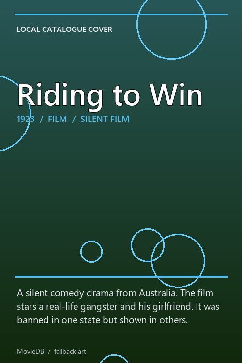 Riding to Win poster