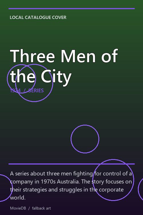 Three Men of the City poster