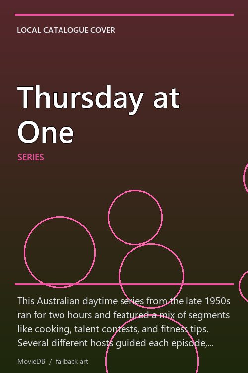 Thursday at One poster