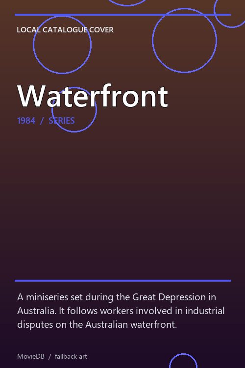 Waterfront poster