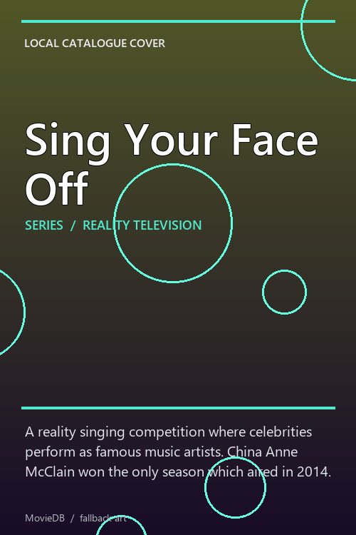 Sing Your Face Off poster