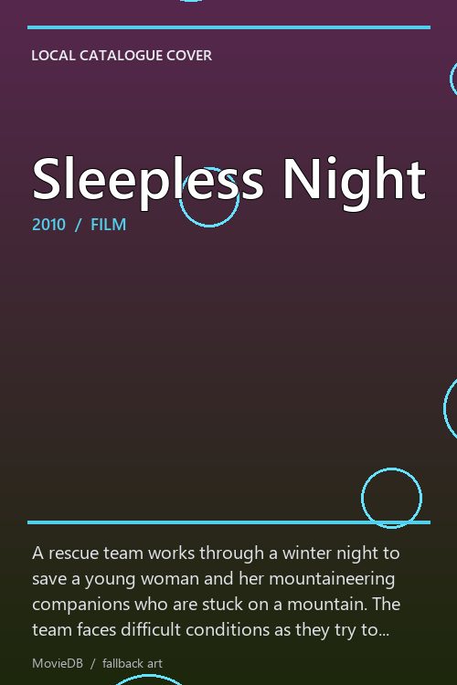 Sleepless Night poster