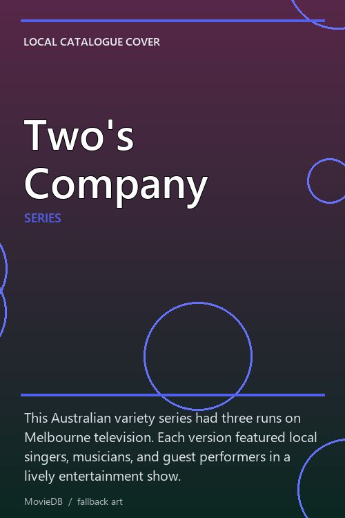 Two's Company poster