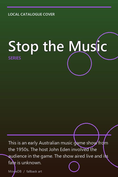 Stop the Music poster