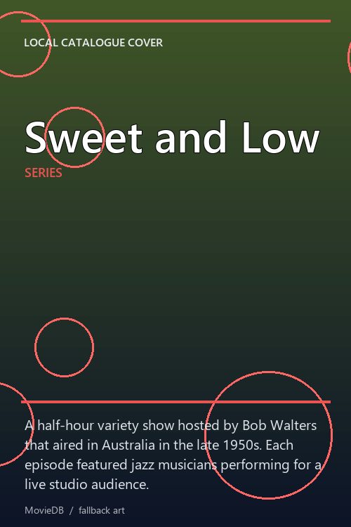 Sweet and Low poster
