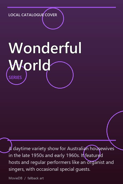 Wonderful World poster