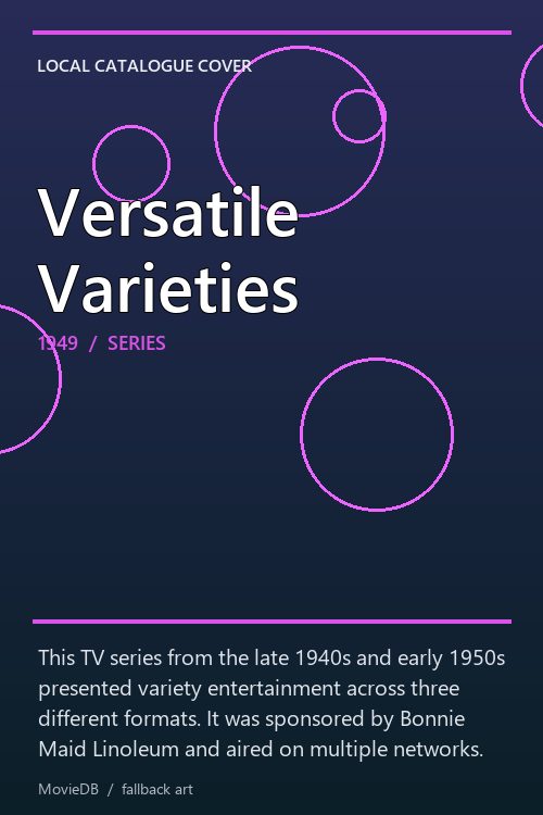Versatile Varieties poster