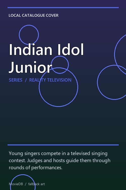 Indian Idol Junior poster
