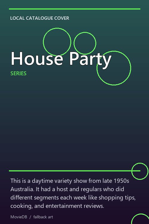 House Party poster