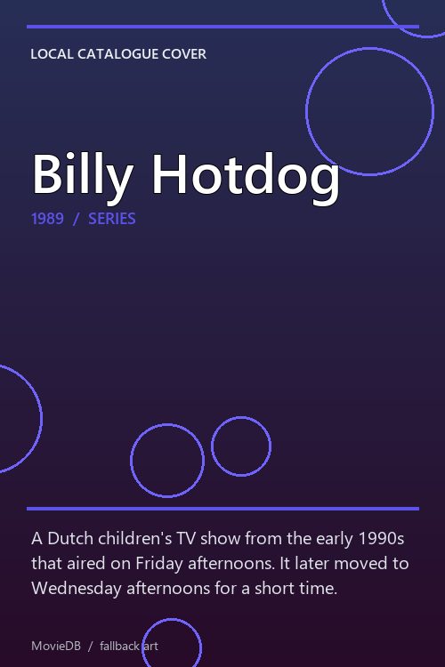 Billy Hotdog poster