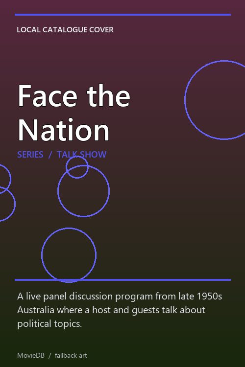 Face the Nation poster