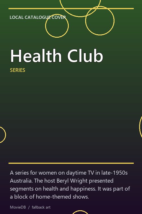 Health Club poster