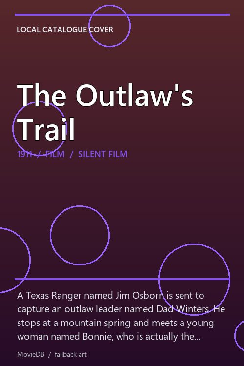 The Outlaw's Trail poster