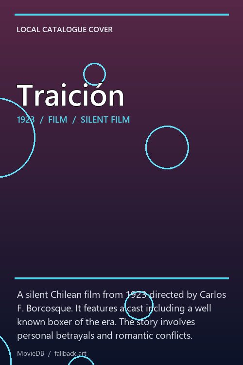 Traición poster