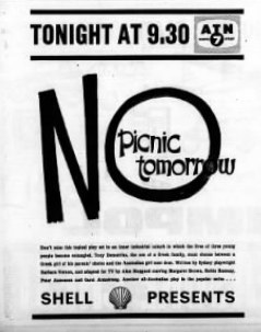 No Picnic Tomorrow poster