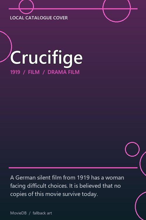 Crucifige poster
