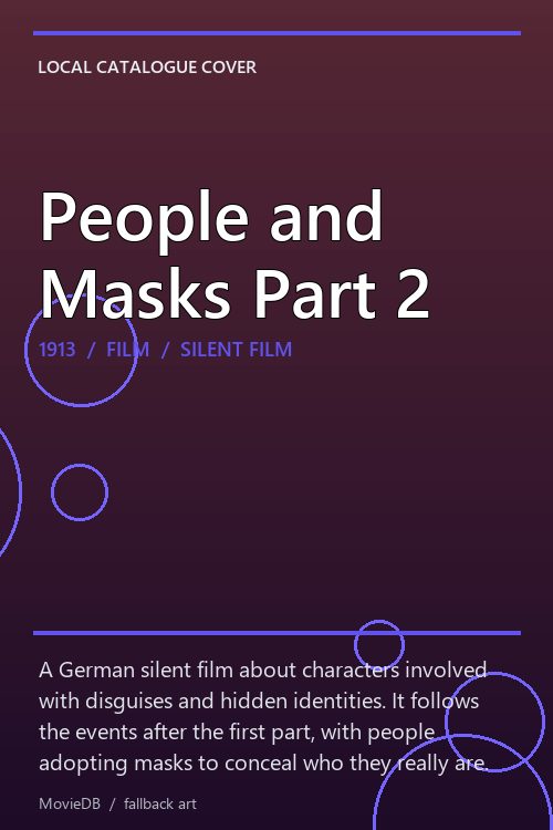 People and Masks Part 2 poster