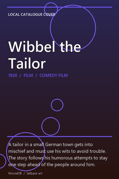 Wibbel the Tailor poster