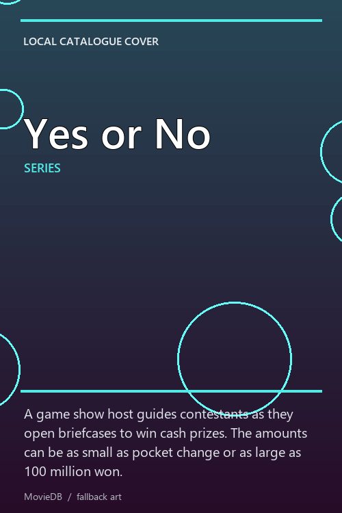 Yes or No poster