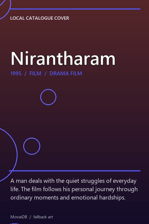Nirantharam poster