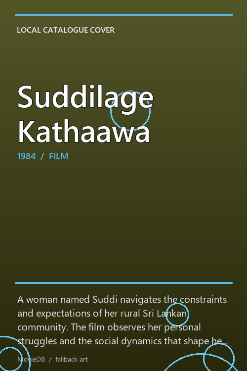 Suddilage Kathaawa poster