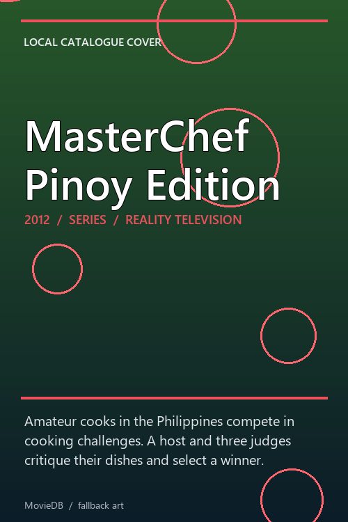 MasterChef Pinoy Edition poster