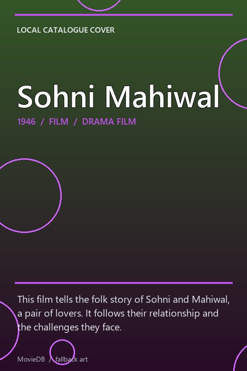 Sohni Mahiwal poster
