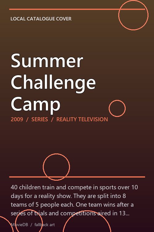 Summer Challenge Camp poster