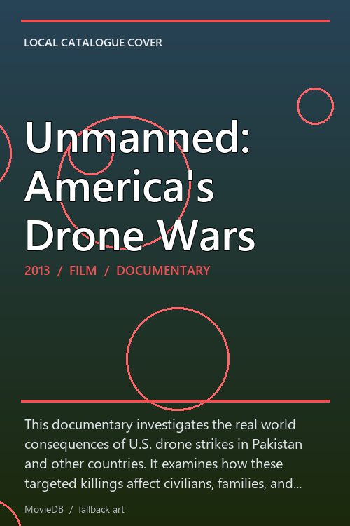 Unmanned: America's Drone Wars poster