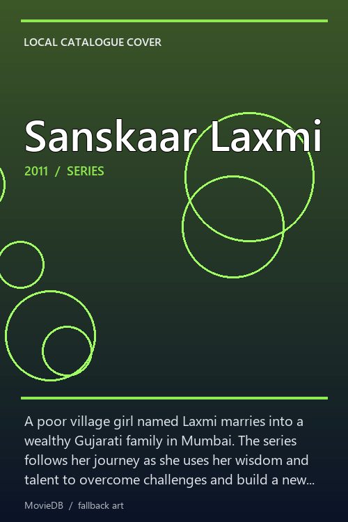 Sanskaar Laxmi poster