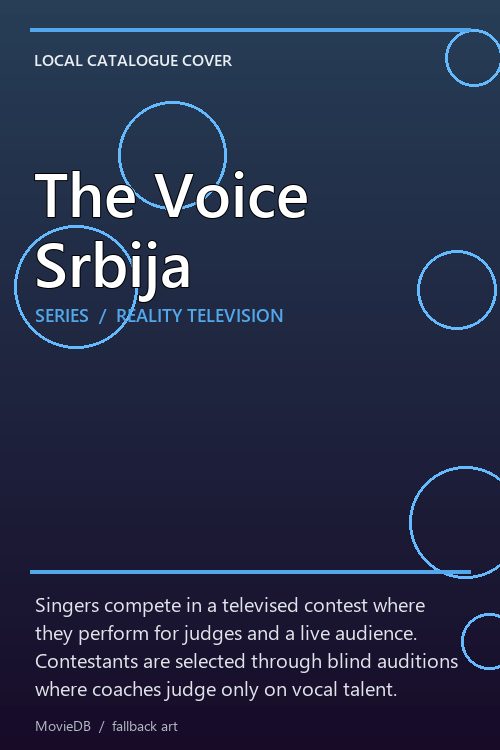 The Voice Srbija poster