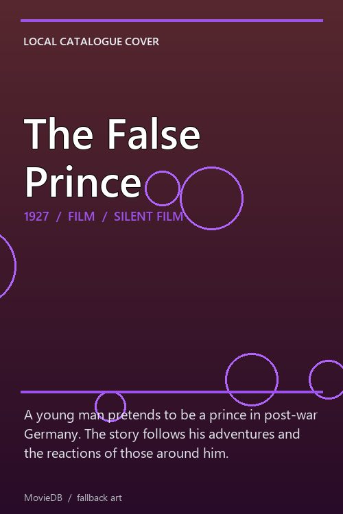 The False Prince poster