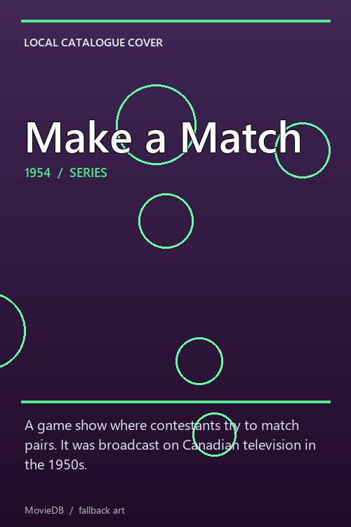 Make a Match poster