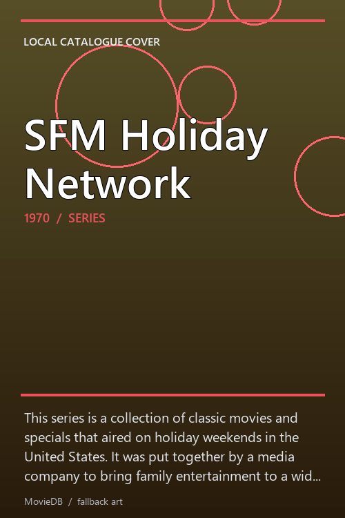 SFM Holiday Network poster