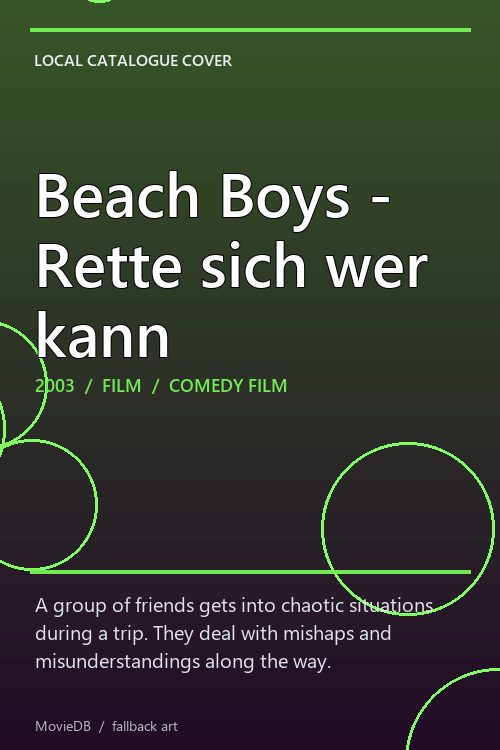 Beach Boys - Rette sich wer kann poster