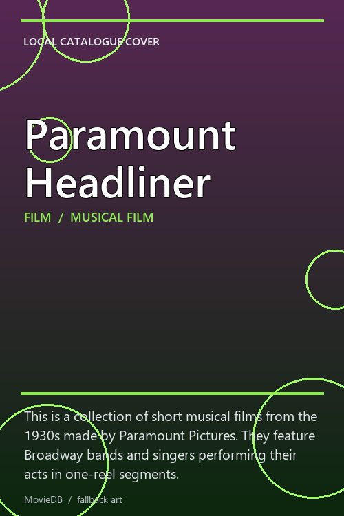 Paramount Headliner poster