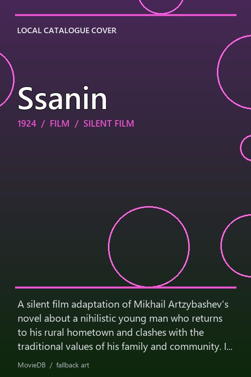 Ssanin poster